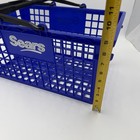 Sears Shopping Basket Blue Plastic Retail Collectible