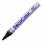 Decocolor  Paint Marker  Black Ink  Broad Point  Permanent  Oil Based  Gloss