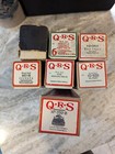 Lot Of 7 Qrs Player Piano Word Rolls