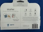 Stasher Silicone Pocket Food Grade Reusable Storage Bags 2pack Clear deep Ocean