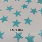 Glow In The Dark   3d Stars Half Moon 100 Pc Set