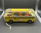 Vintage 1959 Fisher Price Little People Safety School Bus Toy 983 Near Complete