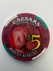Caesars Atlantic City Marcus Aurelius  5 Casino Chip