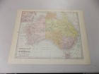 1899 Antique Map Of South Africa  Backed With Australia