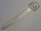 Rare Large Victorian Sterling Silver Jubilee Bookmark 1896 Antique Royalty