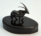 Sterling Silver Miniature Sable Antelope Figurine By Patrick Mavros