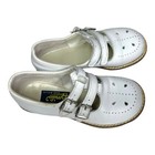 Vintage Amilio Baby Shoes All Leather Made Usa Size 7  Scuffed Double Strap
