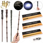 Harry Potter Led Light-up Magic Wands Metal Core Dumbledore Hermione W  Gift Box