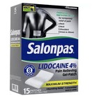 1-pack Salonpas 4  Pain Relieving Gel-patch  15 Patches  Sealed Box Exp 06 2027