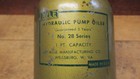 Vintage Eagle Hydraulic Pump Oiler No  28 Series 1 Pint Capacity Usa 