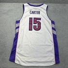 Nike Team Ho01-hbs Vintage Nba Toronto Raptors Vince Carter  15 Xl White Jersey