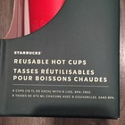 Starbucks 2019 Reusable Hot Cups 6 Pack With Lids Winter Christmas Holiday New