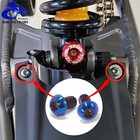 2x Titanium Bolts Screws For Rear Fender   Chain Guard For Talaria Sting E-bike