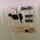 Unfinished 6-string L P Diy Electric Guitar Kit Burl Top Mahogany Neck Gd Part