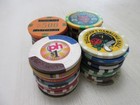 40 Casino Gaming Poker Chip Lot Las Vegas  1 New   Used Chipco Paulson Clay 