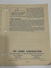Lionel How To Operate  1122 Remote Switch Instruction Sheet - O27 - 1960