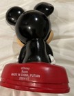 Vintage Disney Mickey Mouse Coin Bank Plastic Savings Money 7    Tall