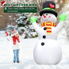 7 Ft Christmas Inflatables Snowman Outdoor Decorations  Giant Blow Up Snow Man