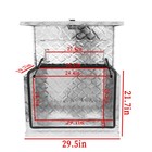 30 x20 x22  Aluminium Generator Tool Box Caravan Ute Truck Tool Box With Vents