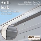 Rvs Carport Outdoor Carport 14x35ft Heavy Duty Metal Car Shelter Shed For Boat