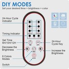 Gamalta Aquarium Light  14w 24 7 Natural Mode For 12 18inch Fish Tank  Black 