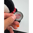 Vintage 1998 Coca-cola Penguin In Snowflake Scarf Bean Bag Plush Toy 0155
