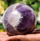 90mm Auralite 23 Red Cacoxenite Crystal Healing Chakra Sphere Gemstone Ball