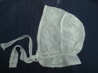 Antique Victorian Cotton Baby Bonnet