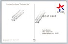  2396 Best Wishes Maxi Card W pict Rainbow Cancel