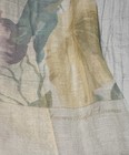 Vtg Polo Ralph Lauren 100  Silk Scarf Pink Cream Floral Surrey Garden Rose Japan