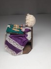 Vintage Dollhouse Granny Bobbin Lace Making Doll 