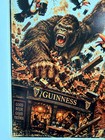 Guinness Beer Metal Sign - Guinness For Strength Retro Vintage King Kong