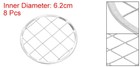 Flower Frog Lid 2 4inch  8 Pcs Metal Round Floral Vase Insert Arranger  Silver