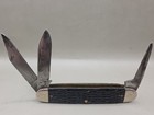 Vintage 1920 s Winchester 3 Blade Folding Knife W  Jigged Bone Scales