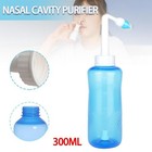 300ml Nasal Wash Neti Pot Sinus Allergies Relief Rinse Nose 2024 Bottle A2z4