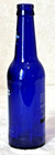 2012 Budweiser-bud Light-platinum     -busch Brew-12 Oz-cobalt Blue Glass Bottle