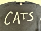Vintage 80s 90s Cats Broadway Musical Theatre Play T Shirt Small