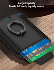 Magsafe Wallet With Grip  Rfid Blocking  6-card Holder For Iphone 12-17  Black