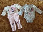 Disney Minnie Mouse Baby Girl Size 0-3 Months Three Pieces