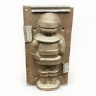 Antique Metal Chocolate Mold Santa Belsnickel Christmas 7    X 4   