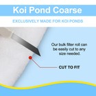 Bulks Roll Reusable Aquarium Filter Media Pad Fish Tank Filter Pond Fiber Filter