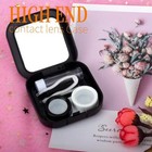 Lens Case  Cute Stars Moon Holder Cases Kit With Lenses Remover Tool Tweezers   