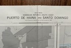 Vintage 1986 Puerto De Haina And Santo Domingo Nautical Chart Map - 47    X 34   