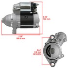 Starter For Honda Gx630 Gx630h Gx360r Gx630rh Gx660 Gx660r Gx690 31200-z6l-003
