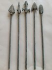 5pcs Ancient China Bronze Statues Chinese Old Dynasty Bronze Statues