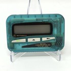 Vintage Motorola Ultra Express Flx Clear Blue Compact Beeper Pager Tested Works