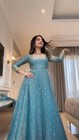 Designer Anarkali Gown Wedding Party Wear Long Drees Traditional Wear Outfit