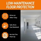 3 Gallon Gray Epoxy Floor Coating Kit 2 Part Garage Concrete Paint Low Voc