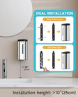 Automatic Wall Mount Liquid Soap Dispenser  Commercial Stainless Steel