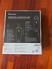 Hydro Flask Hydration Set 40oz Tumbler   32oz Wide Mouth Bottle In White   Black